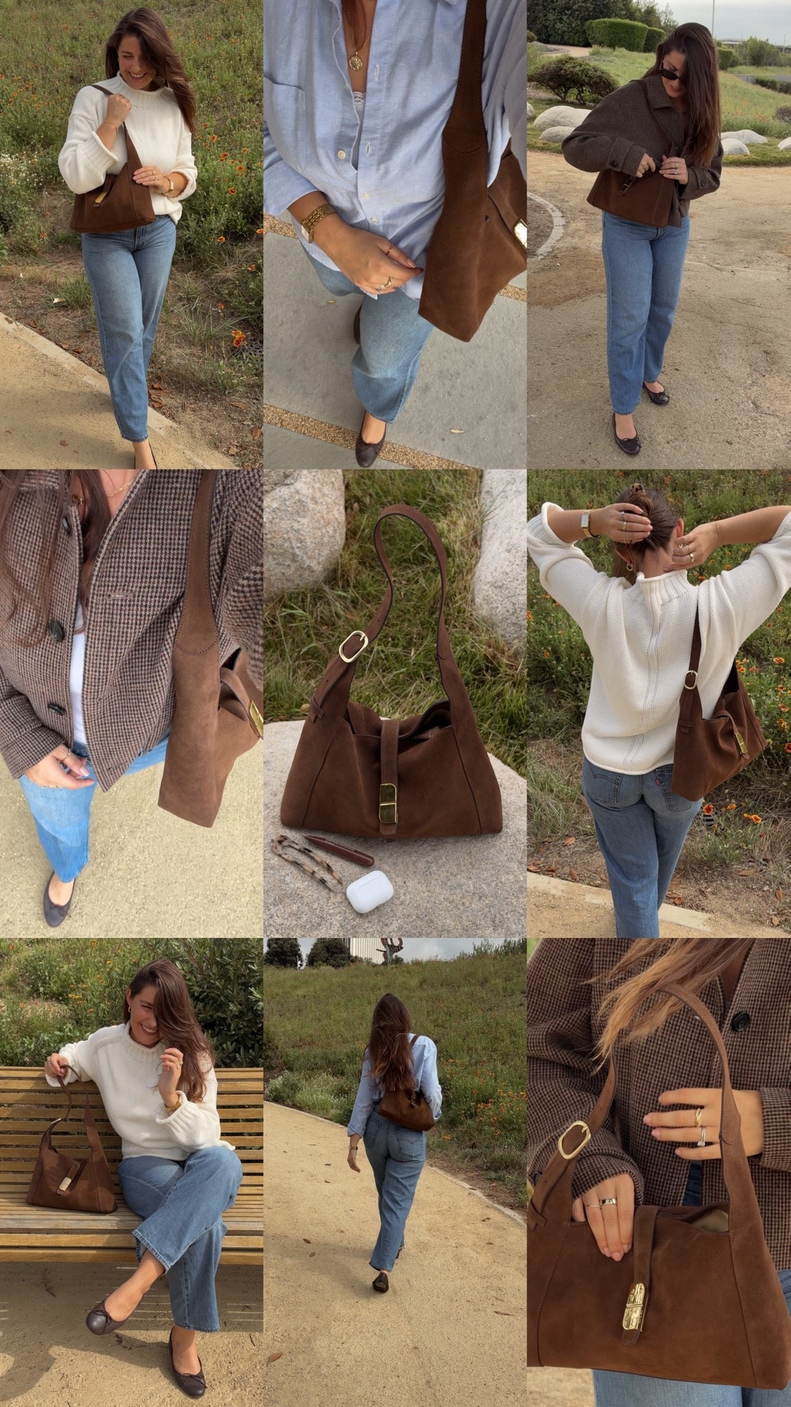 The effortless brown suede bag by French handbag brand Nat & Nin 👜

Note: unable to link the handbag here but I’ve included pieces from my outfits and additional options in case they’re sold out 🤎

The Rachel has officially joined my collection of handbags from French brands, and I’ve been loving how naturally it fits into my fall wardrobe! Nat & Nin is a French accessories brand founded in Paris, and this rich brown suede shoulder bag feels like such an easy piece to wear this season!

🤎 Discover the full article now live on maevawithamour.com, where I share the story behind Nat & Nin, a closer look at the Rachel, and links to shop the bag and all of the looks featured here! You can also find everything on ShopMy @ maevawithamour under ‘Shop the Looks’

👉 Save this post for your next handbag search, and follow for the latest French & European brand discoveries, thoughtful shopping edits, boutique visits, and timeless style inspiration

With Amour, M.

@jcrew  @Margaux  @SEZANE  @levi @Machete 

Some pieces featured in this post were kindly gifted ✨