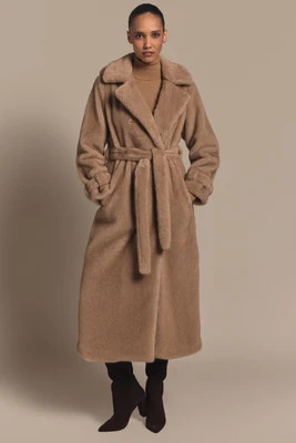 Marlborough Faux Fur Coat (Natural) | Holland Cooper
