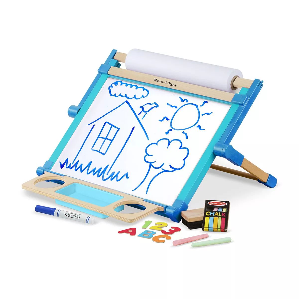 Melissa & Doug Double-Sided Magnetic Tabletop Easel | Kohl's