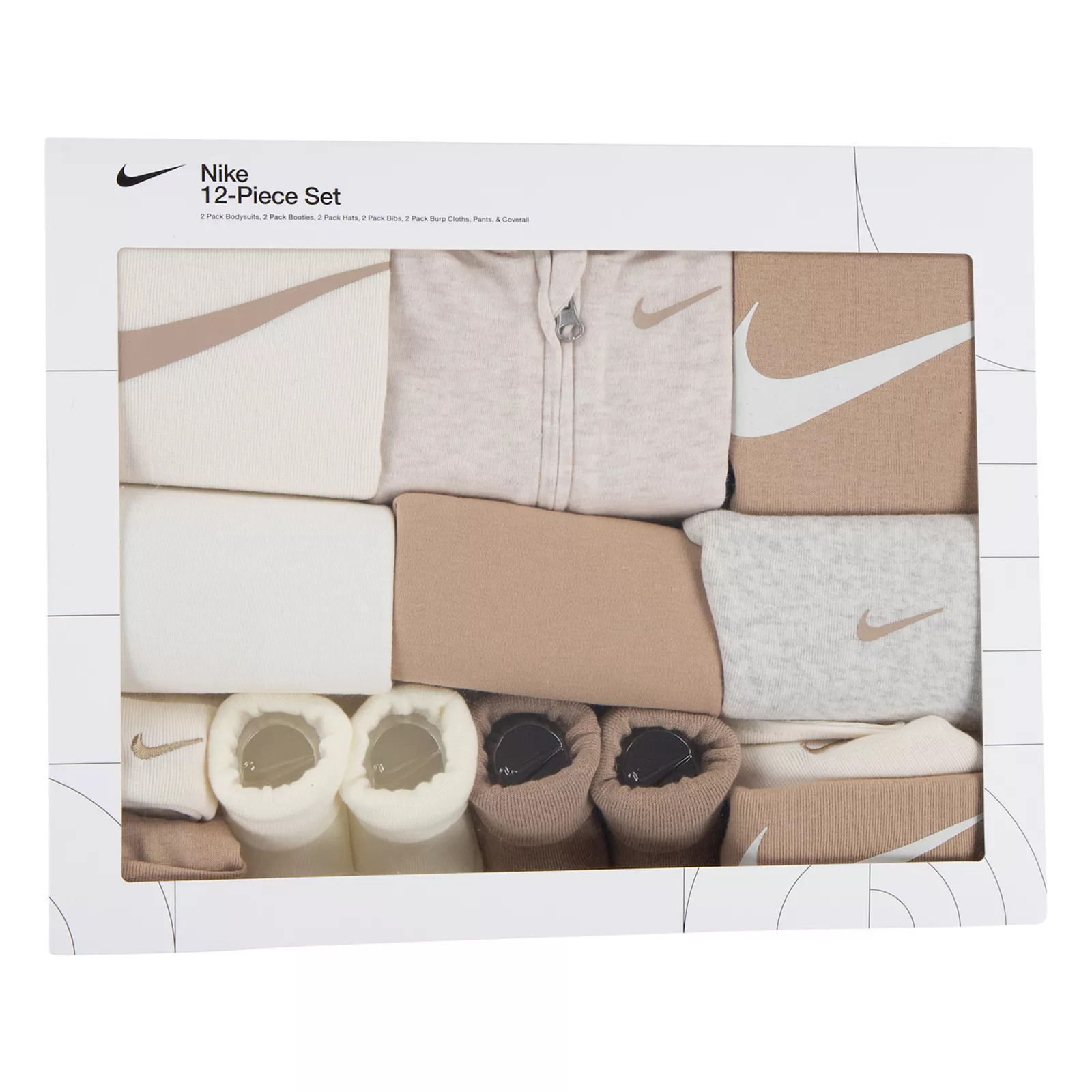 Newborn Baby Nike 12-Piece Sleep & Play, Bodysuit, Pants & Accessories Gift Set | Kohl's