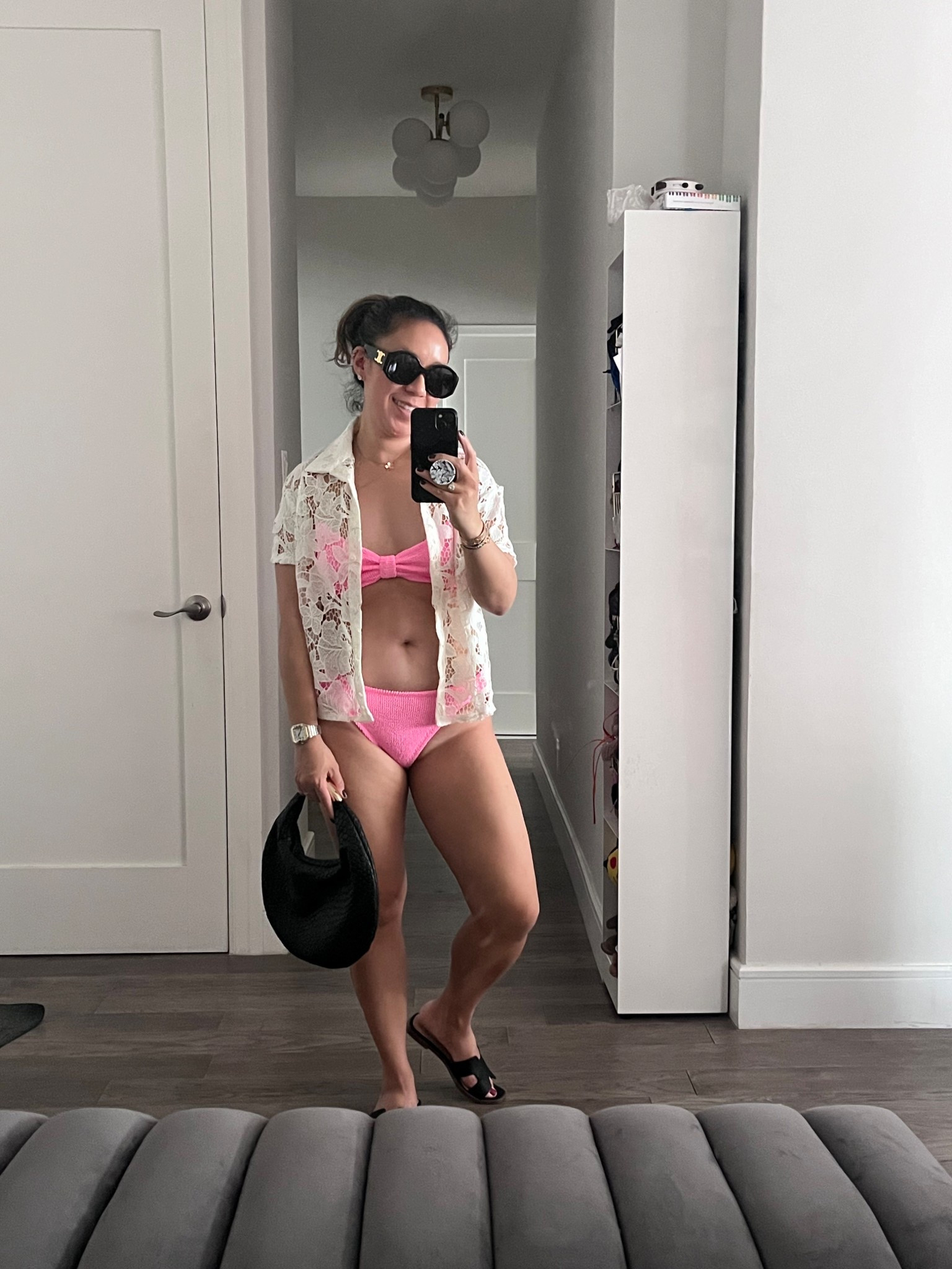 Pop of color. Magic bikini. One size fits all. Love the fit, but the top doesn’t feel super supportive. 

#LTKTravel #LTKgrwm #LTKSwim