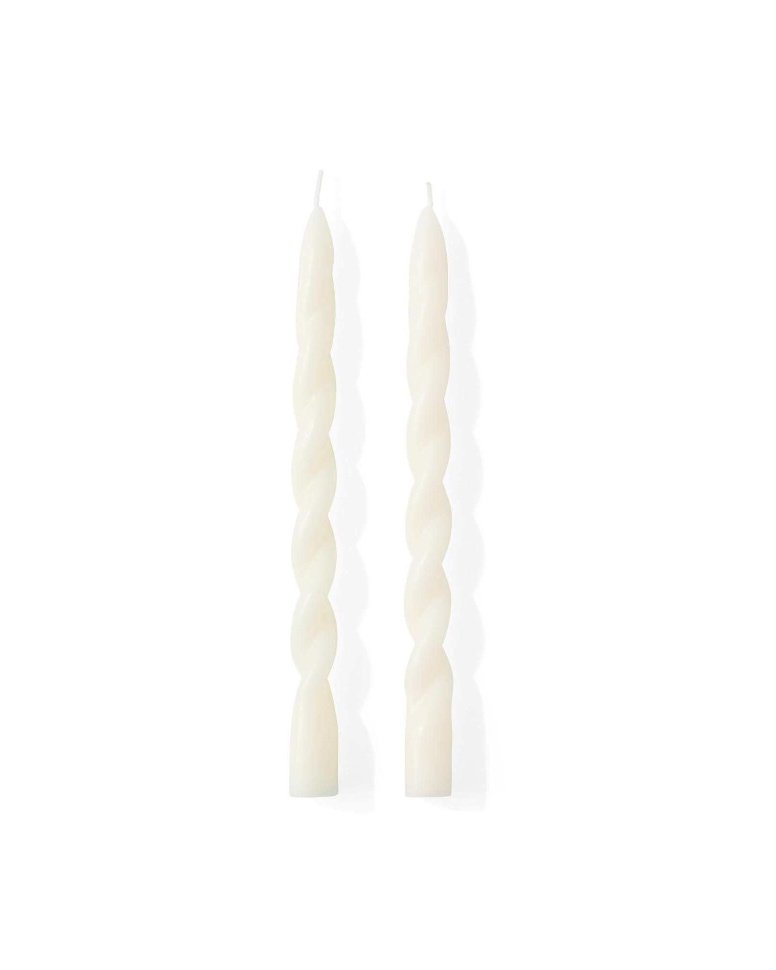 Barley Twist Taper Candles (Set of 2) | Serena and Lily