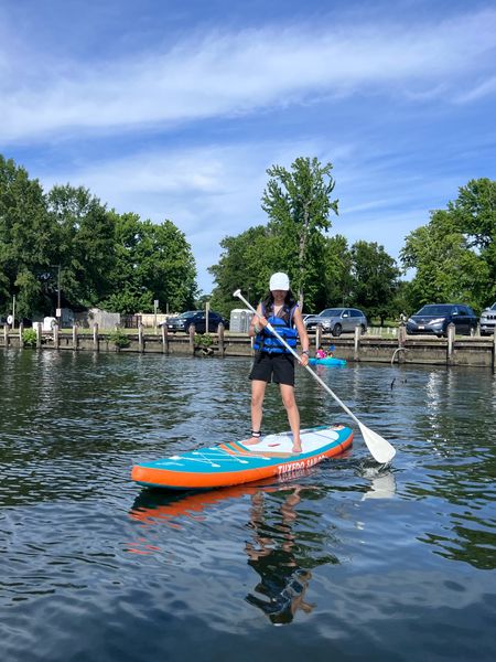 First time using our inflatable paddle board and loving it. Amazon finds great father’s day gift 

#LTKGiftGuide #LTKFitness #LTKFamily