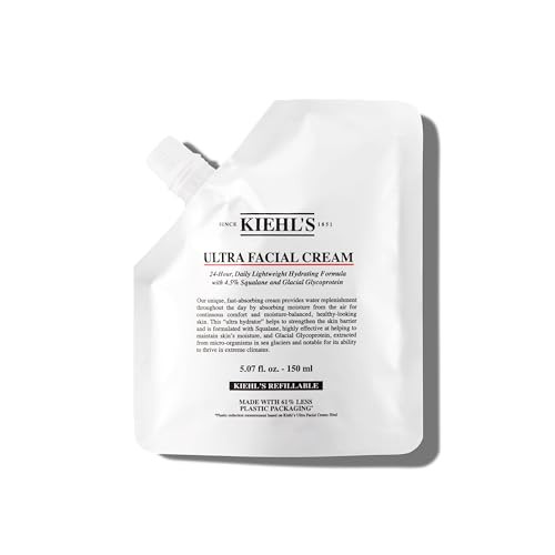 Kiehl's Ultra Facial Cream, with 4.5% Squalane to Strengthen Skin's Moisture Barrier, Skin Feels ... | Amazon (US)
