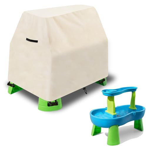 Aacabo Kids Water Table Cover Fit Rain Showers Splash Pond Water Table,Waterproof Dust Proof Anti-UV Outdoor Toys Cover-Cover only | Amazon (US)