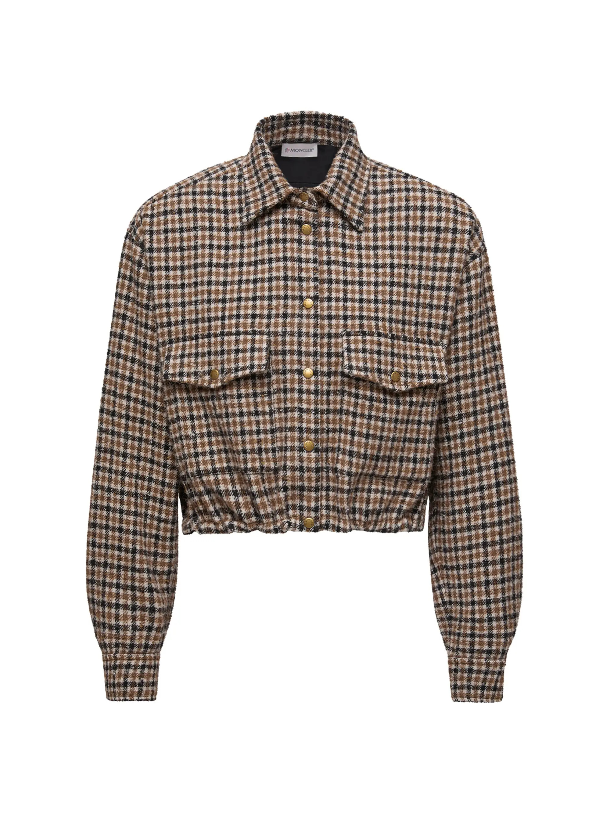 Moncler Shirt in Wool Blend | Saks Fifth Avenue | Saks Fifth Avenue
