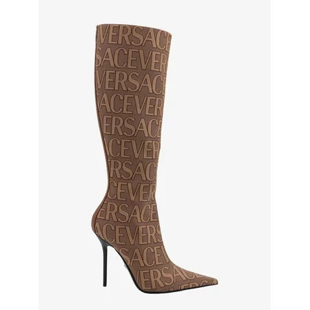 Versace Woman Boots Woman Brown Boots | Walmart (US)