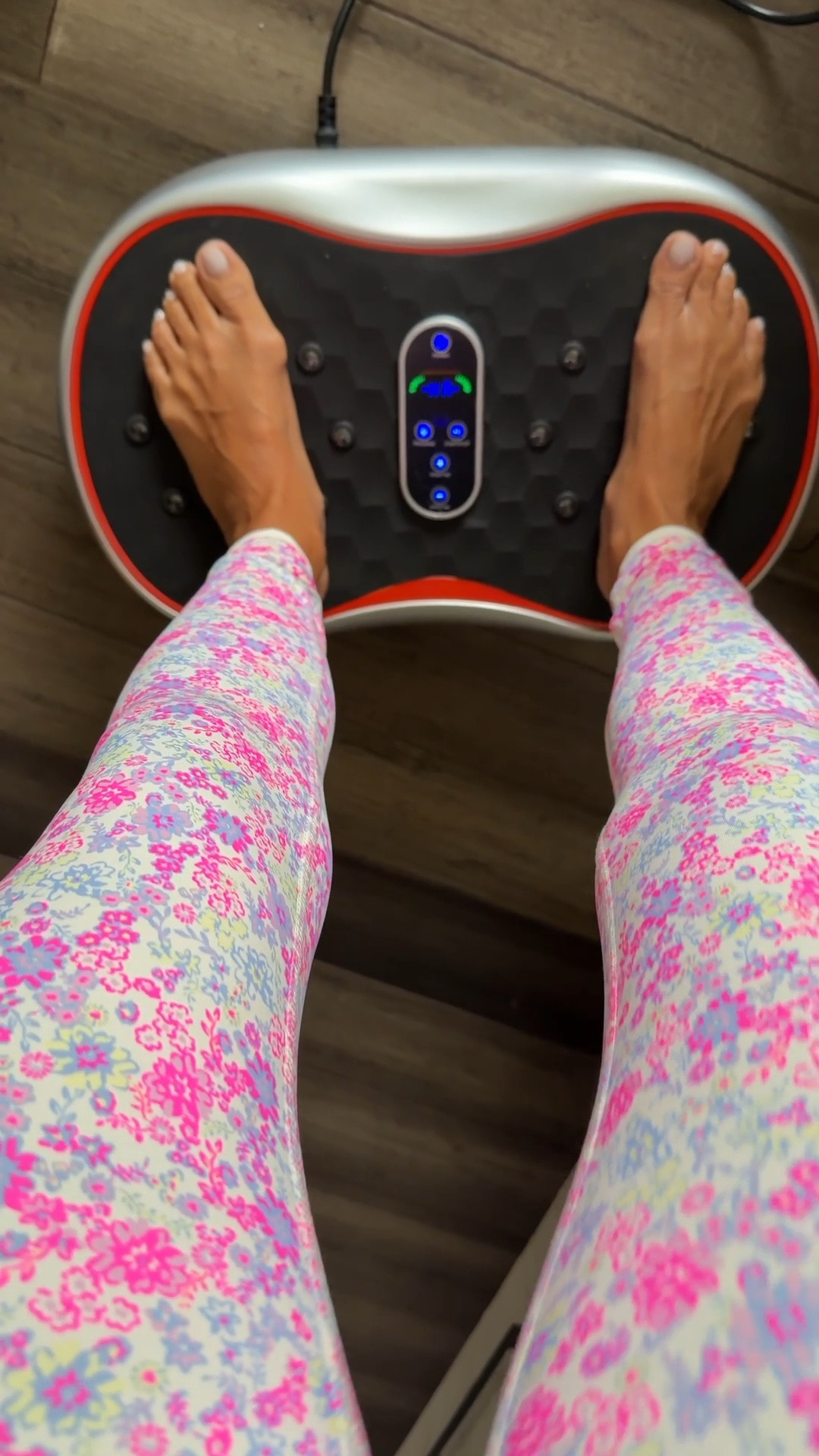 My morning routine. I love that it does lymphatic drainage, helps with water retention, and works your muscles. Only 10 min and I do the minimal speed. 

#LTKfitnessgoals #LTKdayinmylife #LTKOver40