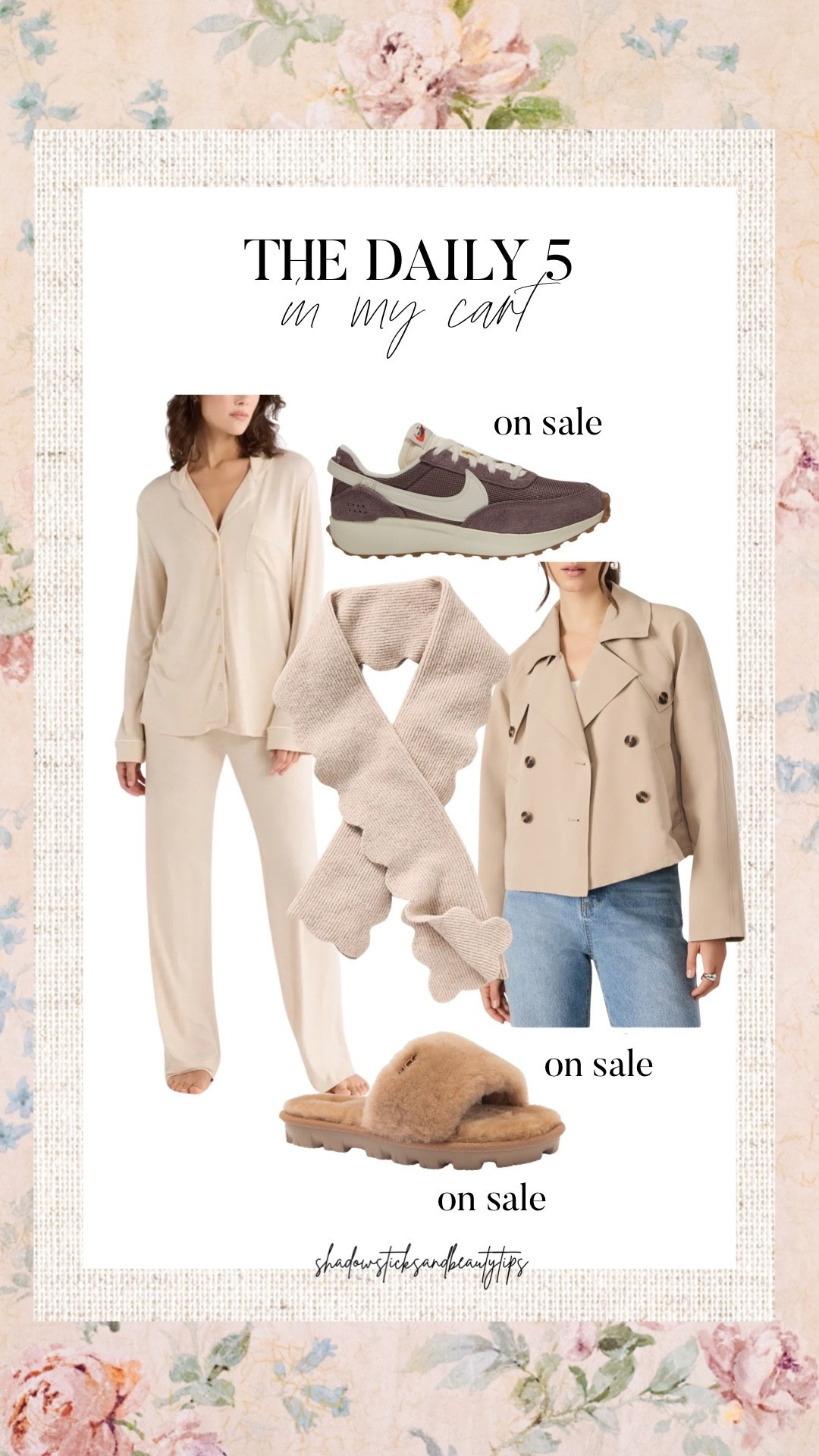 Fall shoes on sale, UGG slippers on sale, brown sneakers for fall, fall pajamas 
The daily 5

#LTKSaleAlert #LTKSeasonal #LTKStyleTip