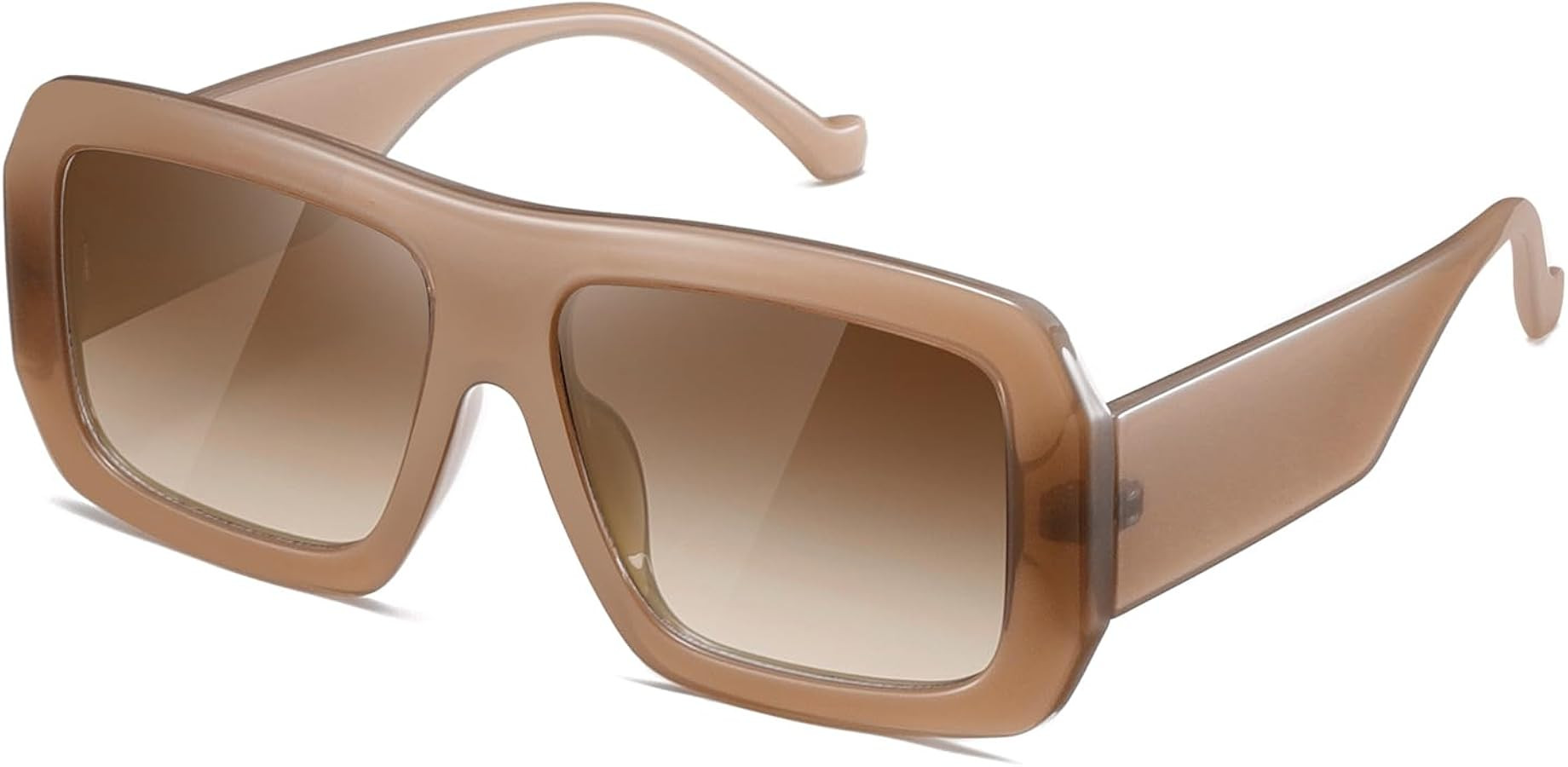 kimorn Sunglasses Womens Men Trendy Retro Sun Glasses Oversize Square Frame Shades K1571 | Amazon (US)