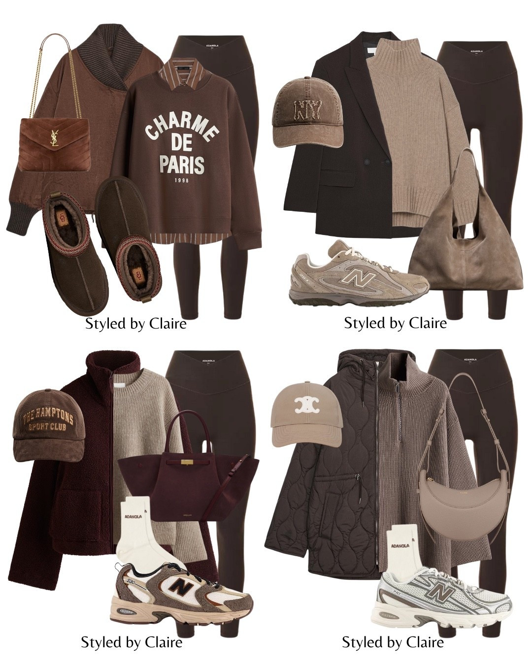 BROWN LEGGINGS🐻
LTKCLAIREBCNSTYLE10 for discount on LOVALL
Tags: blazer oversized Zara cashmere turtleneck cos knitwear knit suede bag new balance 204L 530 730 cap padded quilted jacket zip taupe H&M teddy fleece demellier London tote bag ribbed sweater jumper stripe shirt Ugg tazz Tasman

#LTKshoes #LTKstyletip #LTKautumn