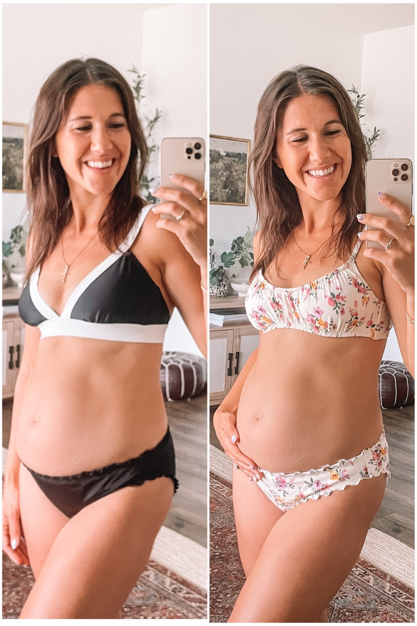Non-maternity swimwear that’s perfect for pregnancy! I’ve bought these ruched bikini bottoms with all 3 pregnancies now. No digging in and flattering on the booty. Tops fit tts (small in black and my normal bra size in white)

Swimsuits are currently 20% off!

Target style
Target finds
Target fashion 
Bikinis
Bump style 

#LTKSwim #LTKBump #LTKFindsUnder50