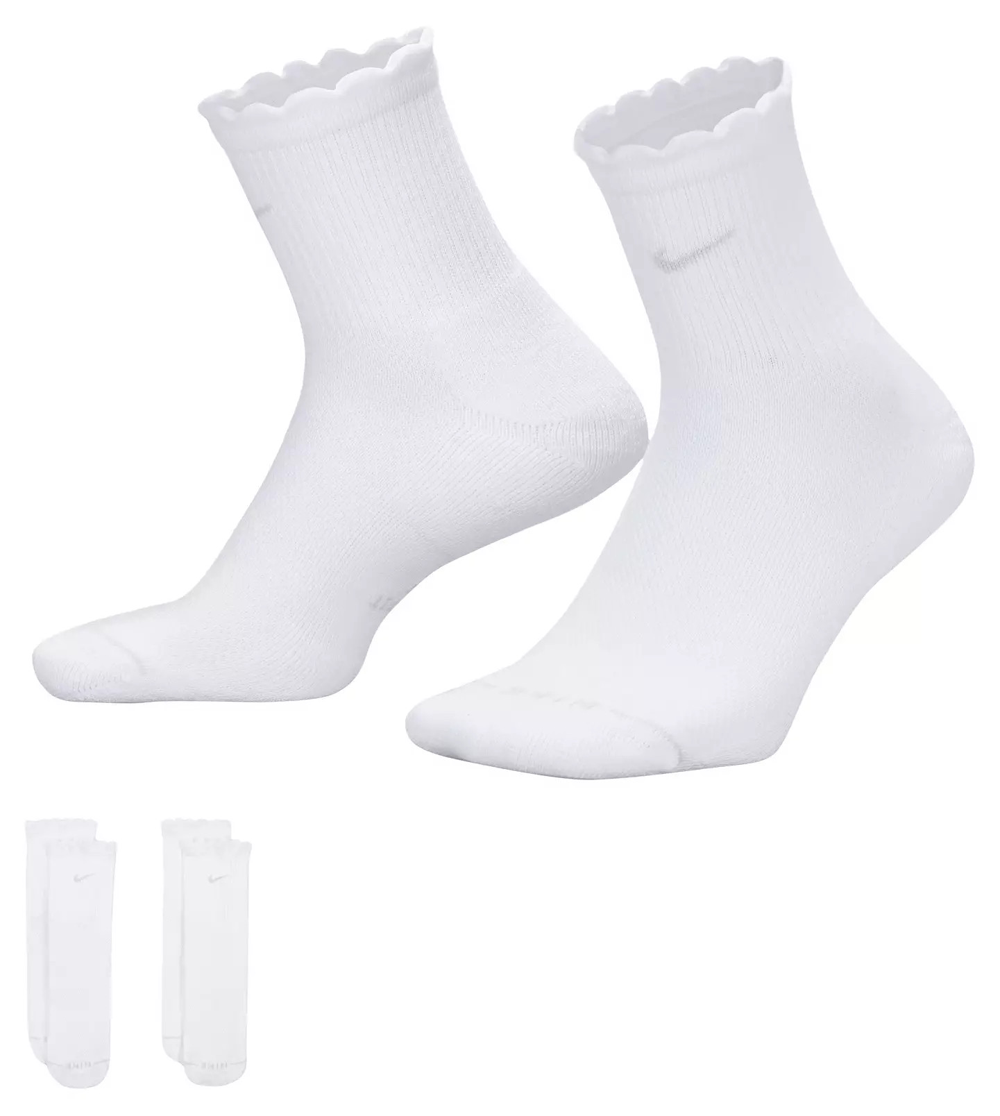 Nike Unisex Everyday Elevated Mid-Crew Socks - 2 Pairs | DICK'S Sporting Goods