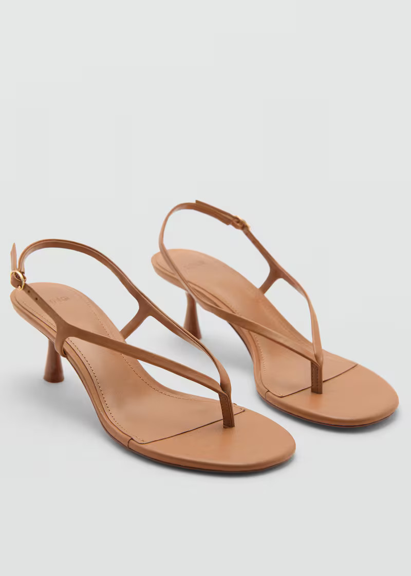Kitten heel sandals -  Women | Mango USA | MANGO (US)