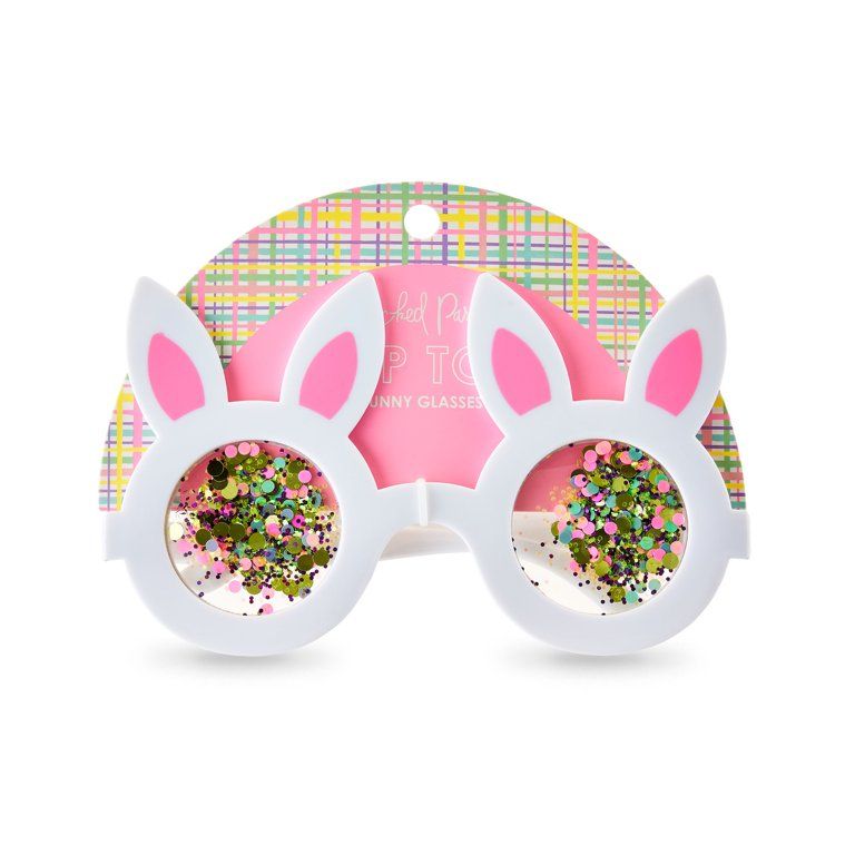 Packed Party 'Confetti Bunny Business' Confetti Filled  Shaped Novelty Glasses, White Bunny Glass... | Walmart (US)