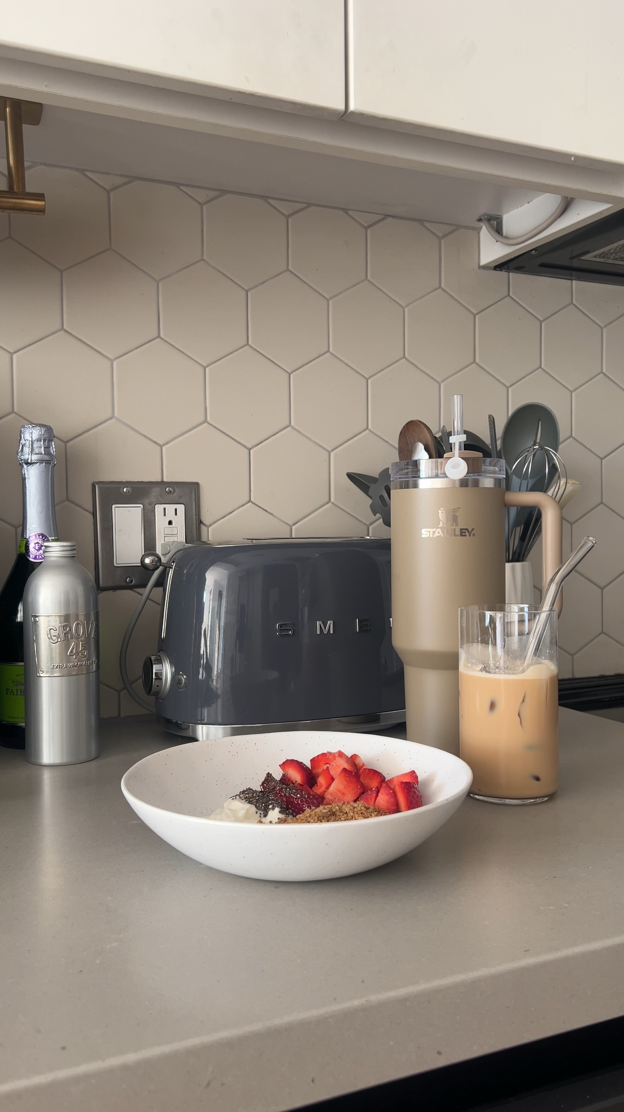 been switching up the matcha lately for this brown sugar shaken espresso & putting my @nespresso to use ☕️🫶🏾

recipe: 
• 2 tspoons of dark brown sugar 
• 1 espresso roast vertuo nespresso pod 
• 6-8oz of califia farms barista blend oat milk 

roast pod on top of brown sugar & mix when done, add to shaker with ice & shake, pour over iced cold oat milk, stir, and enjoy! 

everything used:
• @nespresso vertuo next coffee maker & espresso machine bundle 
• @starbucks espresso roast vertuo pods 
• glass mug is from @crateandbarrel
• shaker is from @nespresso
• drinking glass is from @dinewithfable
• glass straw is from @amazonlifestyle

#LTKhome