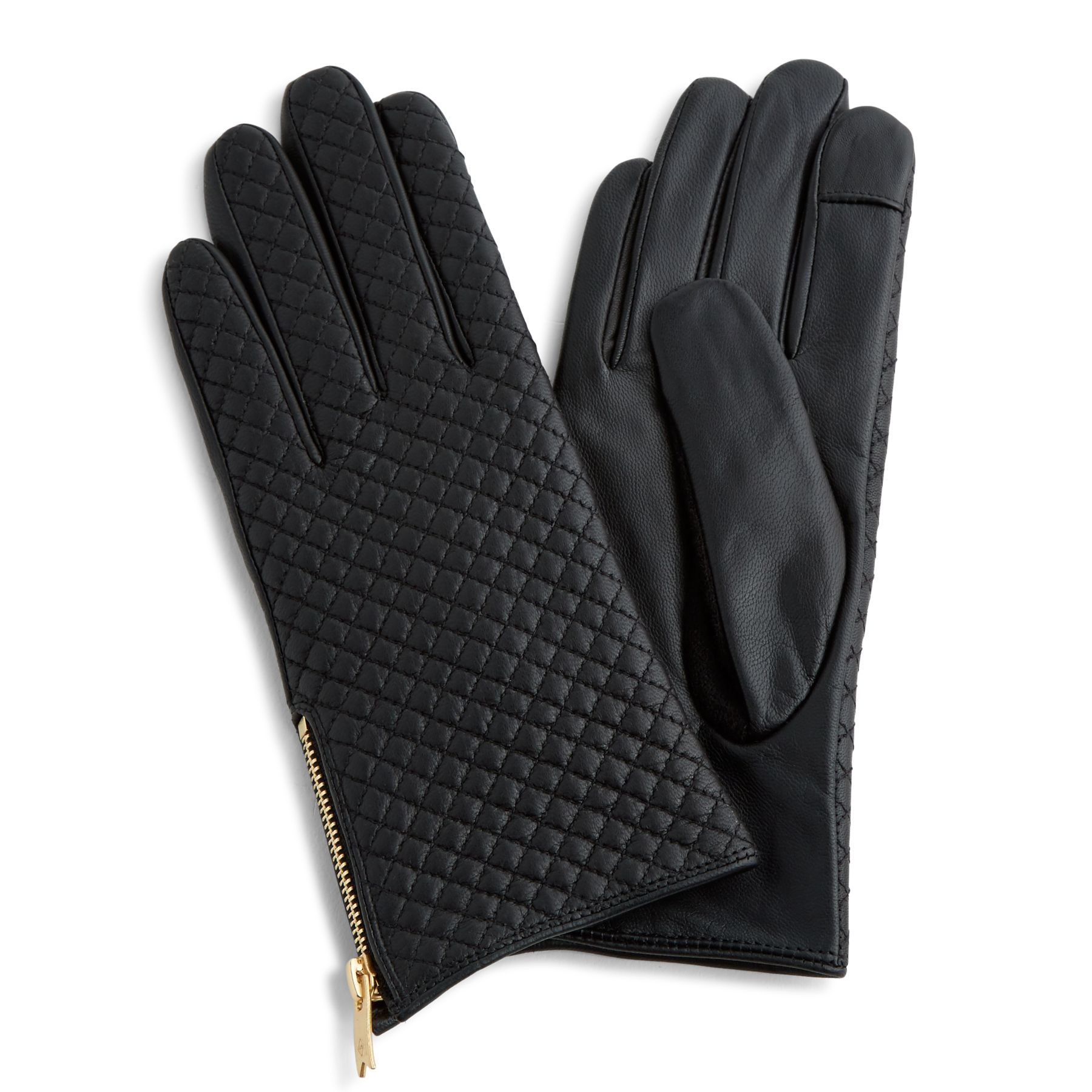 Vera Bradley Leather Gloves in Black | Vera Bradley