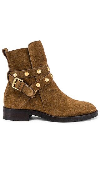 See By Chloe Studded Bootie in Brown. - size 38 (also in 36, 36.5, 37, 37.5, 38.5, 39) | Revolve Clothing (Global)