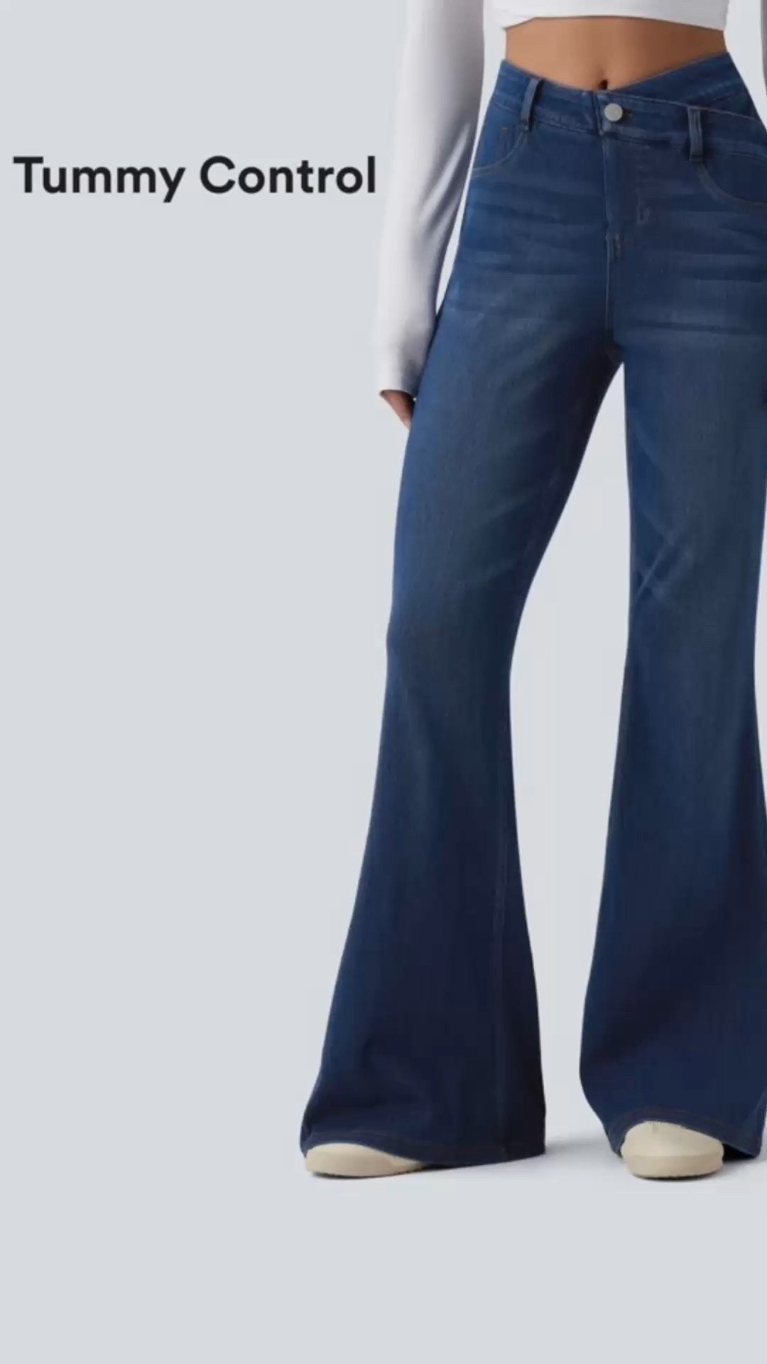 These tummy control denim pants from Halara are a postpartum must-have. 

They look like real jeans but feel like leggings — soft, stretchy, and supportive in all the right places. 

The high-waisted V-shaped waistband offers gentle tummy control without feeling restrictive, which is exactly what I wanted during postpartum recovery.

Made with four-way stretch Halara Flex™ denim, these pull-on bootcut pants are breathable, lightweight, and comfortable enough for long days at home or quick outings. 

I love that they smooth and support while still letting me move freely — perfect for chasing a toddler, babywearing, or running errands.

✨ Why I love them:
• Tummy control + high-waisted support
• Comfortable like leggings, polished like denim
• Pull-on style (no buttons digging in postpartum)
• Soft, breathable, four-way stretch fabric
• Flattering bootcut, floor-length fit

If you’re looking for postpartum pants, tummy control jeans, or comfortable mom jeans, these are such a good option. Linked on my LTK 🤍

#LTKBaby #LTKFindsUnder50 #LTKmomlife