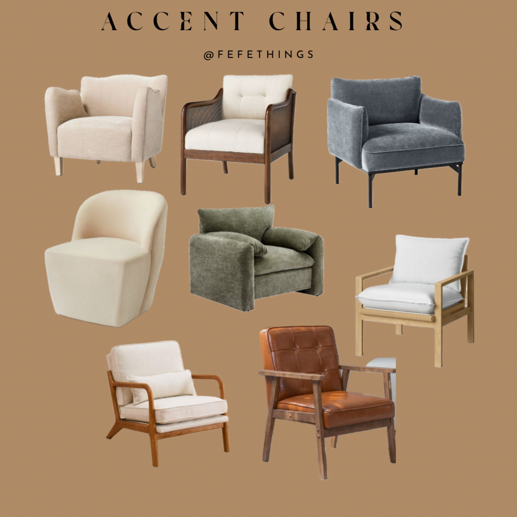 Neutral accent chairs 

#LTKstyletip #LTKhome #LTKsalealert