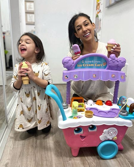 Ice cream cart, scoop & learn, ice cream toy, toy ice cream cart, ice cream stand, toddler toy, pretend play, pretend ice cream, play food, play ice cream, memory skills, counting skills, motor skills, colors, sequencing, numbers, memory, matching

#LTKfamily #LTKfindsunder100 #LTKkids