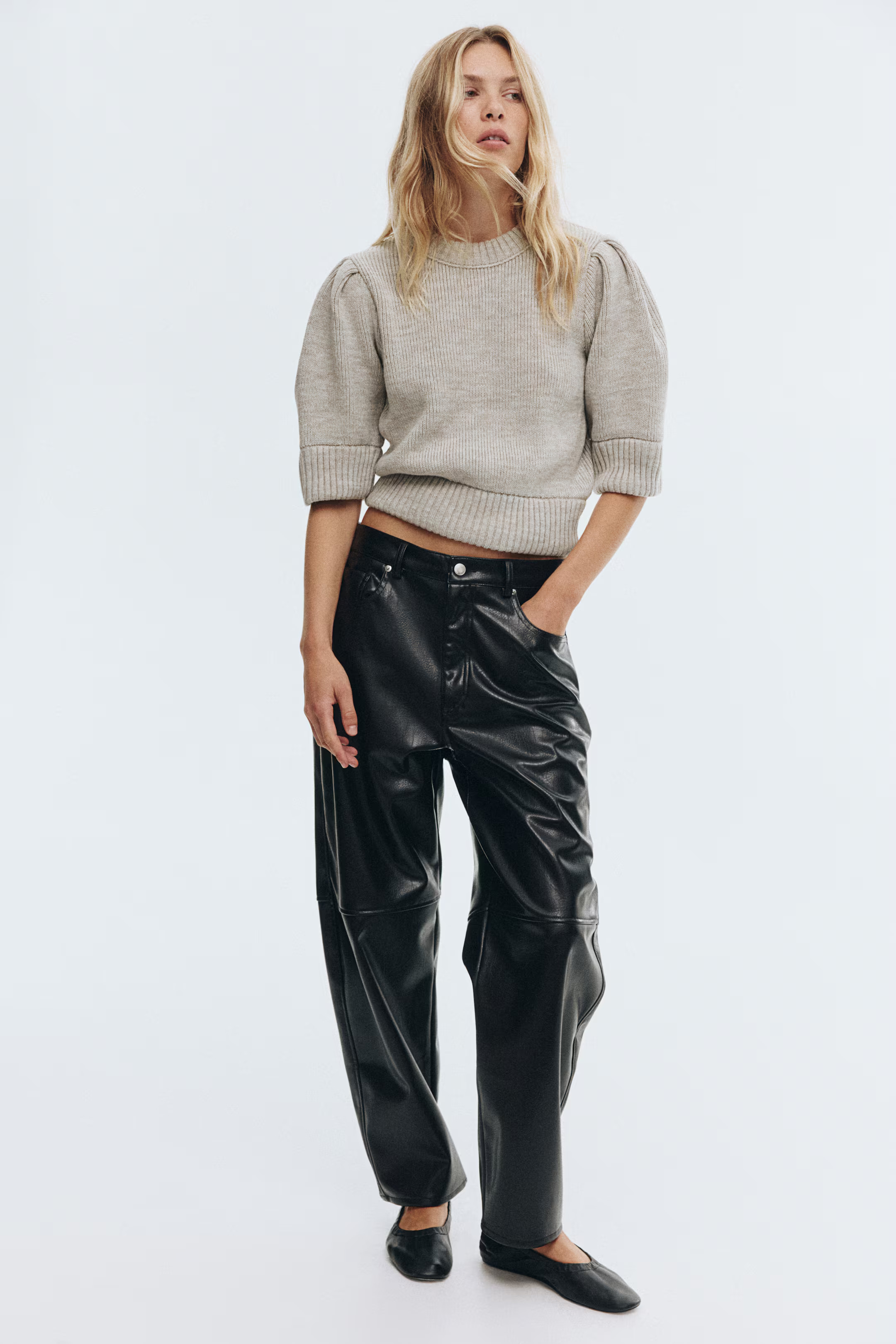 Rib-Knit Top - Navy blue | H&M US | H&M (US + CA)