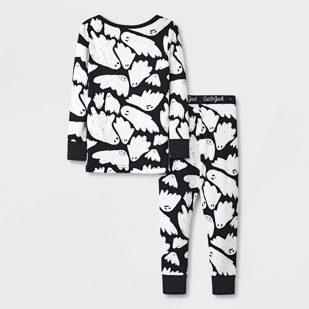 Toddler Boys' 4pc Pumpkin & Ghost Pajama Set - Cat & Jack™ Black | Target