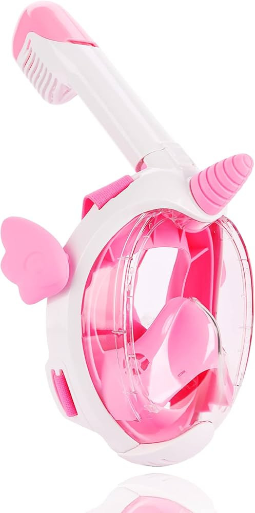 Snorkel Mask for Kids, Full Face Unicorn Snorkeling Gear with180° Panoramic View, Snorkeling Set... | Amazon (US)