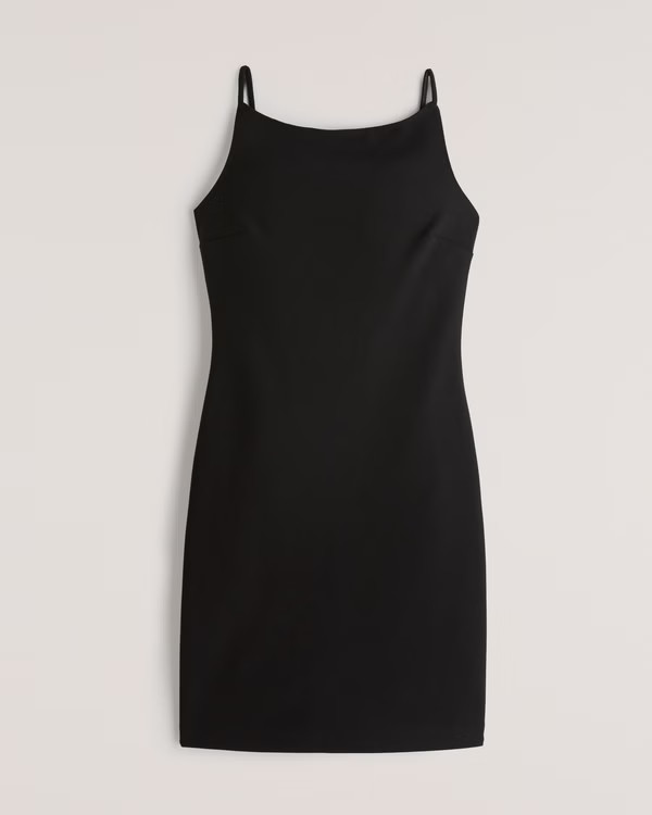 Women's Boatneck Low Back Mini Dress | Women's Dresses & Jumpsuits | Abercrombie.com | Abercrombie & Fitch (US)
