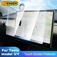 IPENGEN Tempered Glass Screen Protector For Tesla Model 3 Y 2021-2024 Matte Glare HD Touch Center Control Film Protection | AliExpress (US)