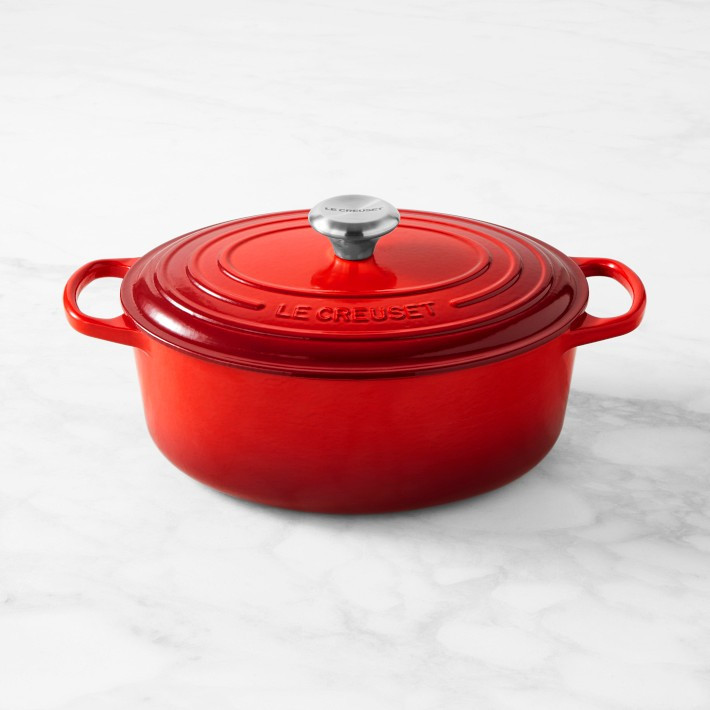 Le Creuset Signature Enameled Cast Iron Oval Dutch Oven | Williams-Sonoma