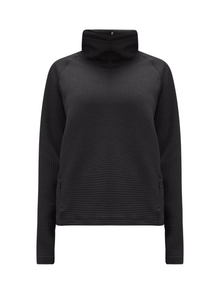 Waffle-Knit Funnel-Neck Long-Sleeve Shirt | Lululemon (US)