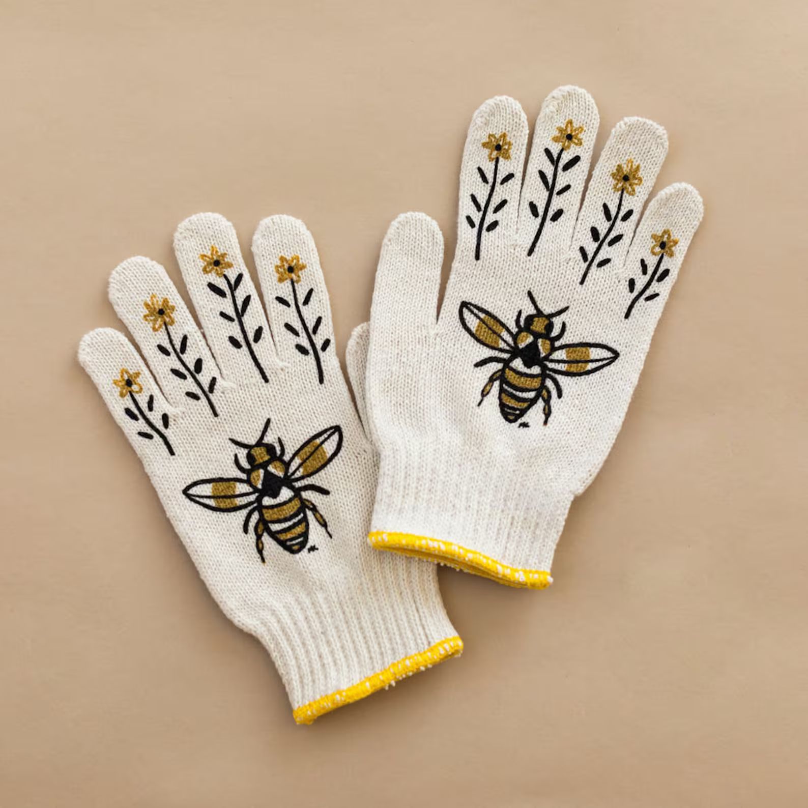 Bee Gardening Gloves - Etsy | Etsy (US)