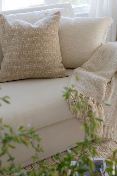 neutral pillows for your sofa 

#LTKhome