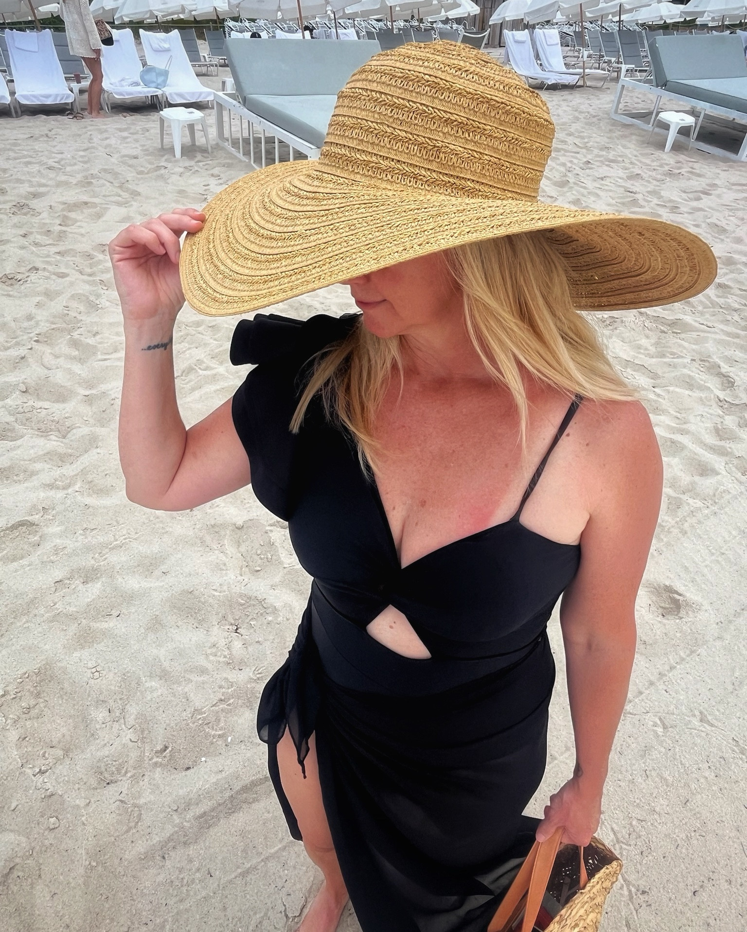 Love a good one piece swimsuit! This Amazon suit is so comfortable and the straw hat by Target really protects my face from the sun. 

#LTKFindsUnder50 #LTKOver40 #LTKSwim