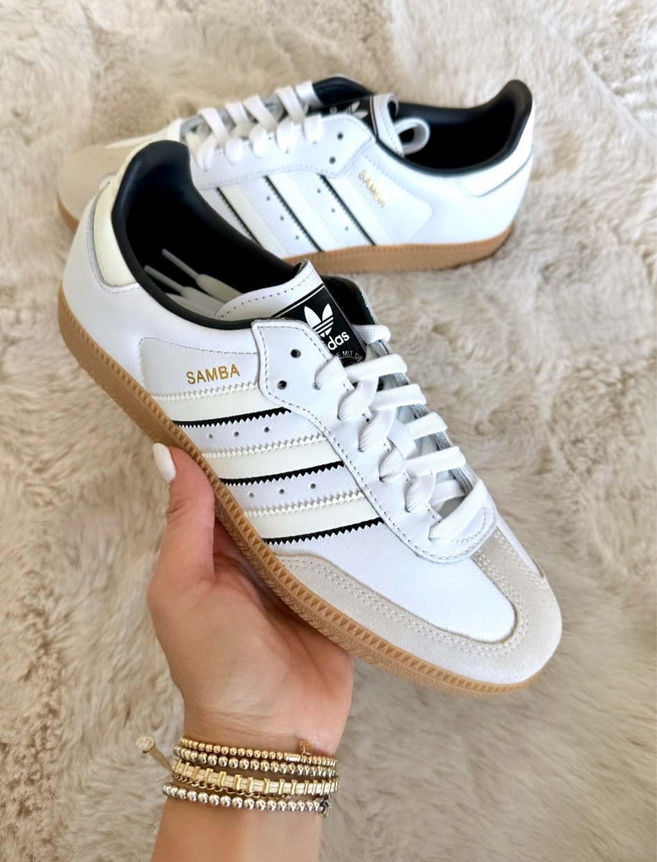 Loving adidas samba with a cute blouse and cuff jeans! 👖 

#LTKStyleTip #LTKFindsUnder50 #LTKOver40
