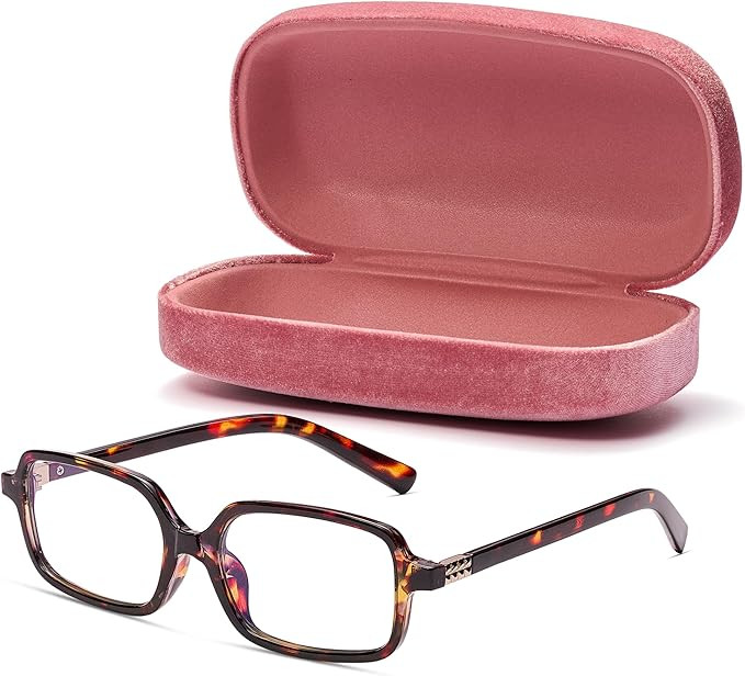 livho Blue Light Glasses for Women – Y2K Aesthetic Edgy Oval & Rectangle Frame & Blush Pink Cas... | Amazon (US)