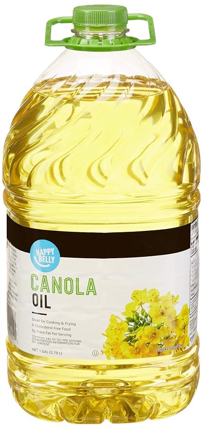 Amazon Brand - Happy Belly Canola Oil, 1 gallon (128 Fl Oz) | Amazon (US)