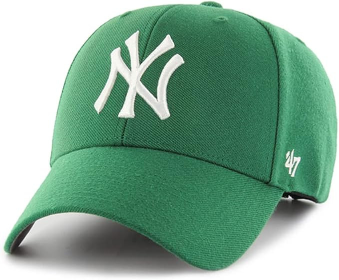 47 New York Yankees MVP Adjustable Hat Baseball Cap - Kelly Green | Amazon (US)