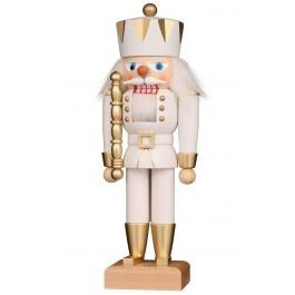 Christian Ulbricht Classic White King Nutcracker Christmas Decoration | The Well Appointed House, LLC