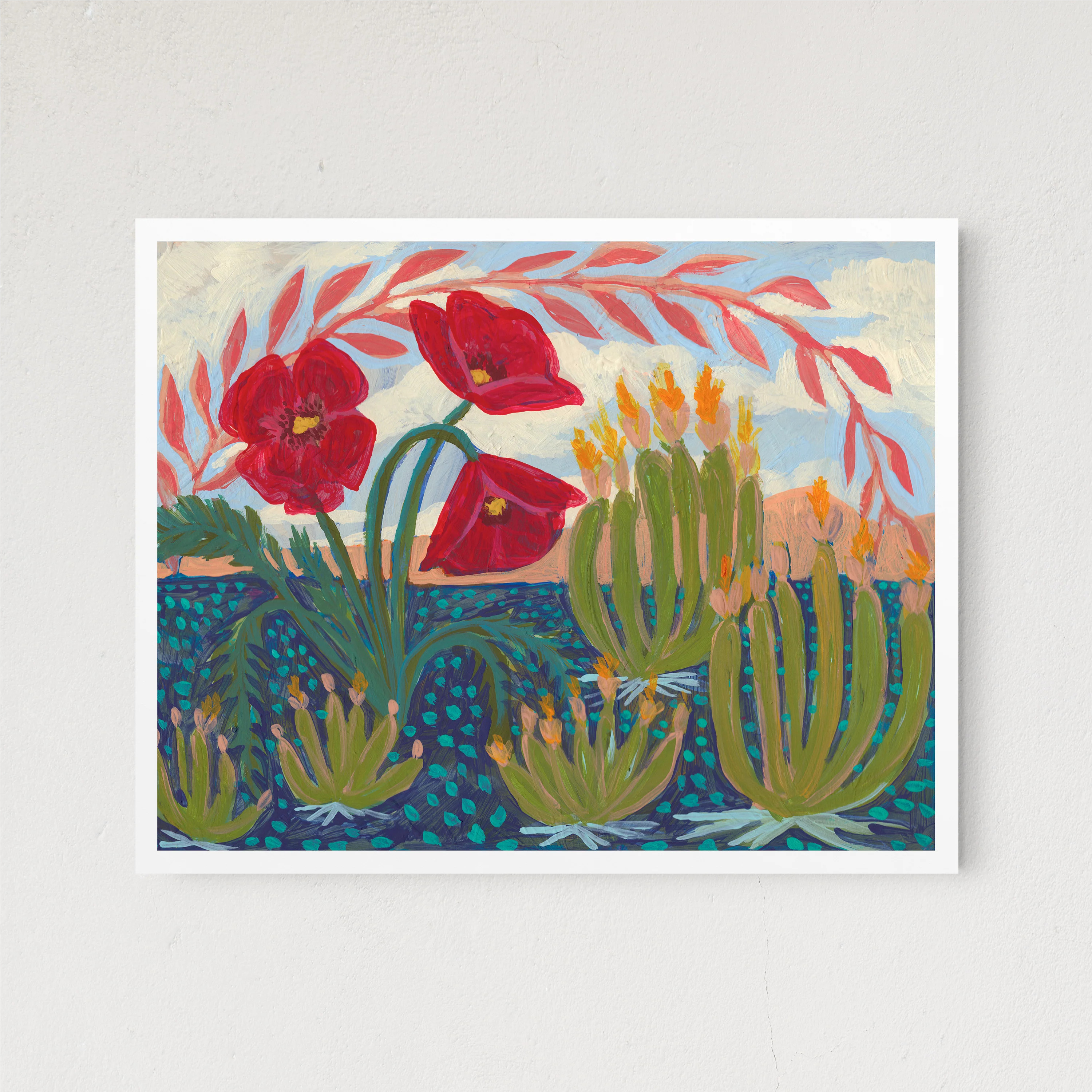 Vintage Red Poppies | The Crafted Prints