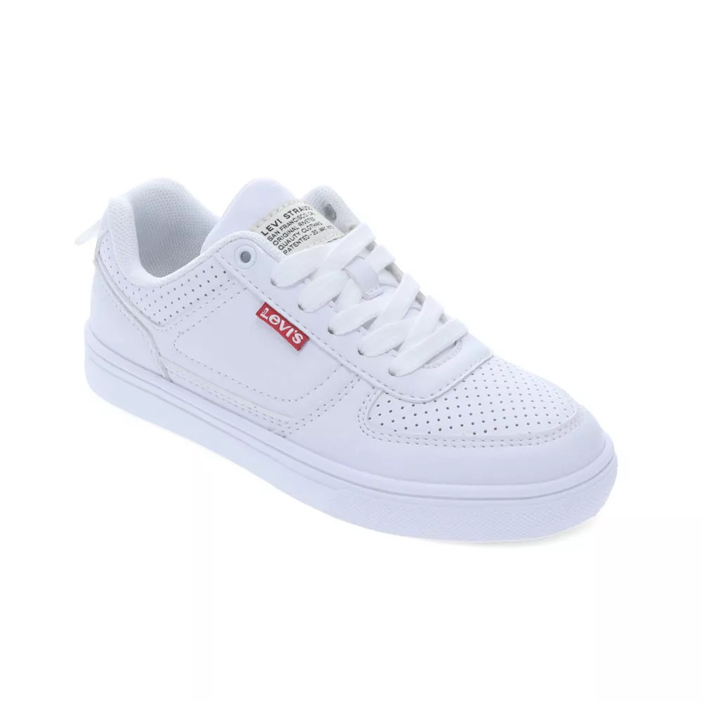 Levi's Kids Liam Lo Unisex Vegan Synthetic Leather Lace Up Casual Sneaker Shoe | Target