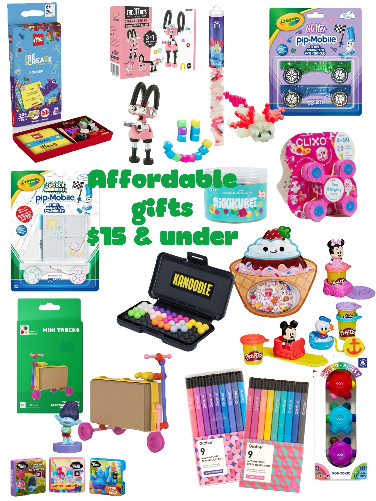 Affordable gift ideas for kids or stocking stuffers all under $15! So many awesome gifts for a wide range of ages  

#LTKkids #LTKSeasonal #LTKfindsunder50