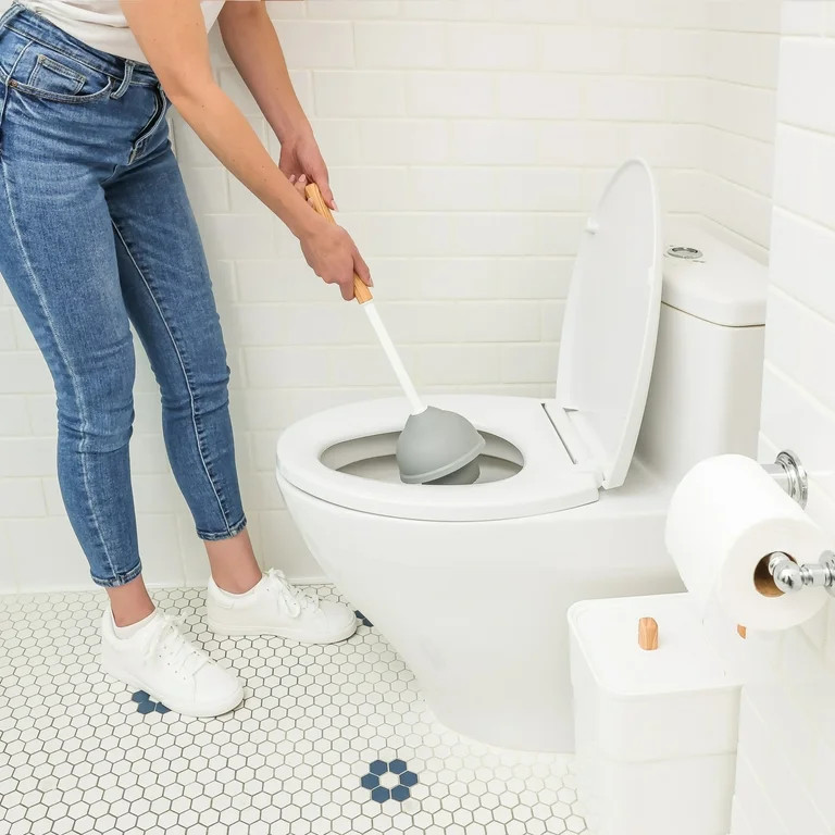 The Home Edit 3-in-1 Plunger/Bowl Brush/Trash Unit | Walmart (US)