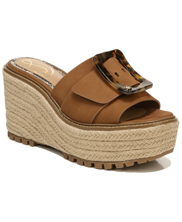 Women's Livi Buckle Wedge Sandals | Macys (US)