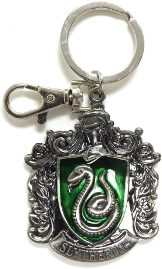 Harry Potter Slytherin School Crest Pewter Keychain | Amazon (US)