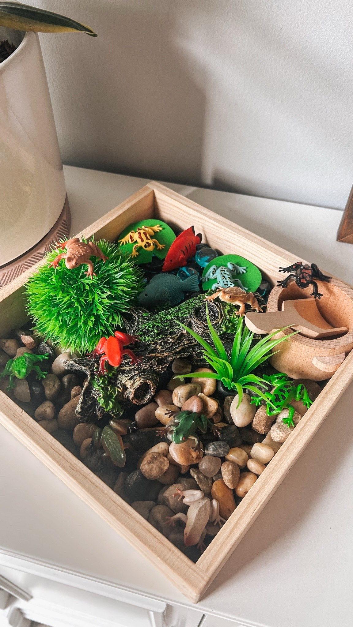 Pond themed mini world 🐸🐟🪷

#LTKmomlife #LTKKids