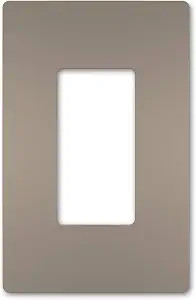 Legrand - Pass & Seymour Radiant Rocker Switch Wall Plate, Legrand Screwless Wall Plate 1 Gang, B... | Amazon (US)