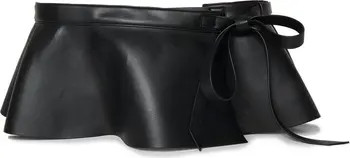 Faux Leather Peplum Belt | Nordstrom