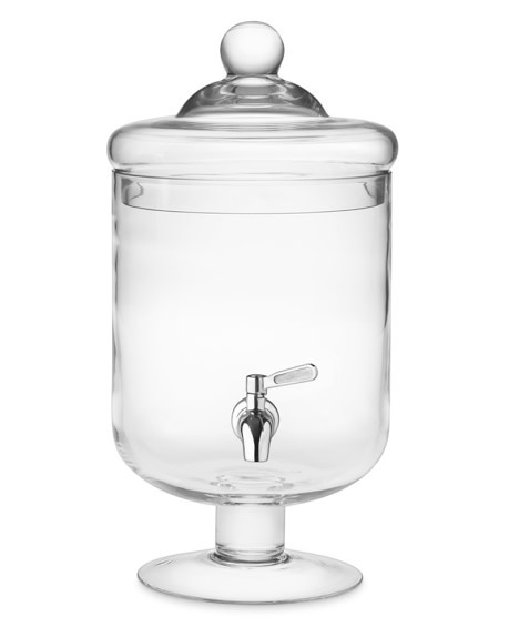 Short Footed Glass Beverage Dispenser | Williams-Sonoma